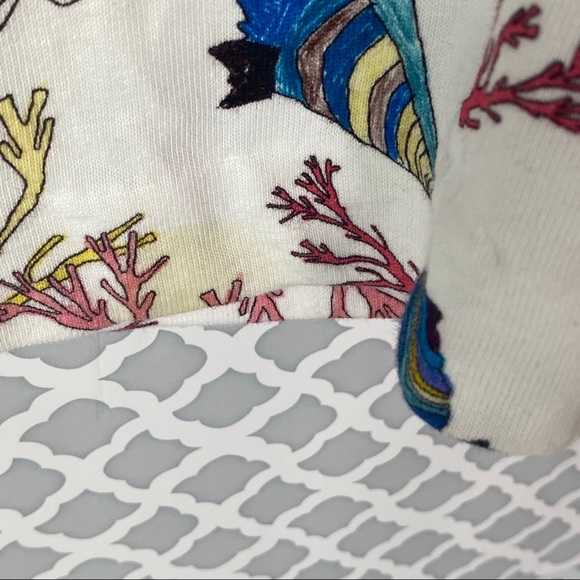 GUC & Other Stories Shell Algae Printed Crop Top - Picture 12 of 12